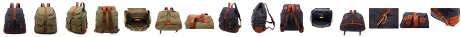 TSD BRAND Trail Breeze Canvas Backpack